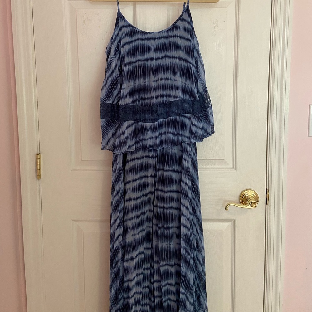 BCBG Pleated Maxi Dress